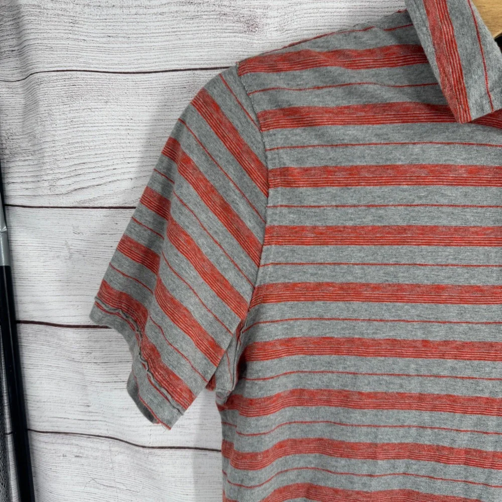 The North Face California Heritage Striped Polo Shirt Mens XL Casual Golf Hiking